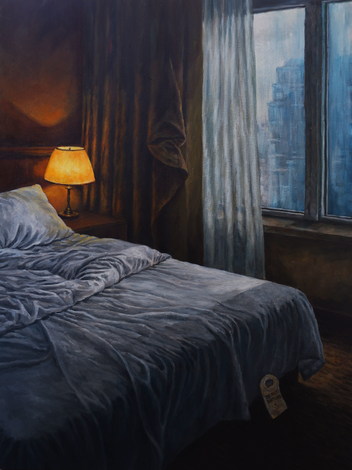 2, Deni Junaedim, A Room Left Alone, 2026, 80 x 60, akrilik di kanvas